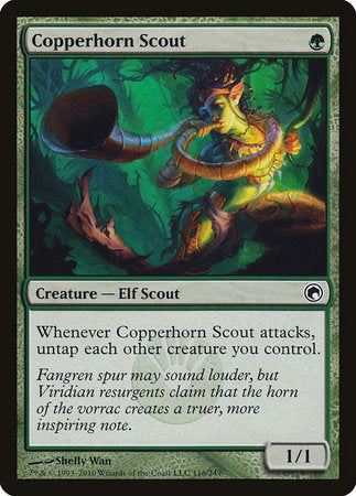Copperhorn Scout [Scars of Mirrodin] | Jomio and Rueliete's Cards and Comics