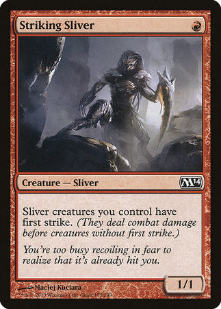 Striking Sliver [Magic 2014] | Jomio and Rueliete's Cards and Comics