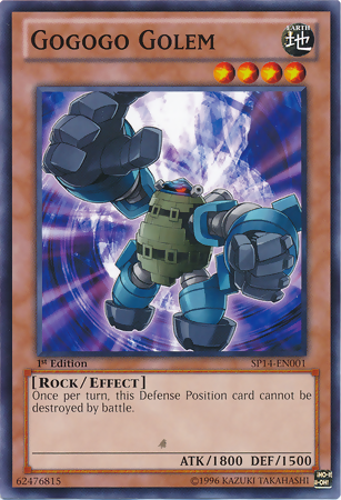 Gogogo Golem [SP14-EN001] Common | Jomio and Rueliete's Cards and Comics