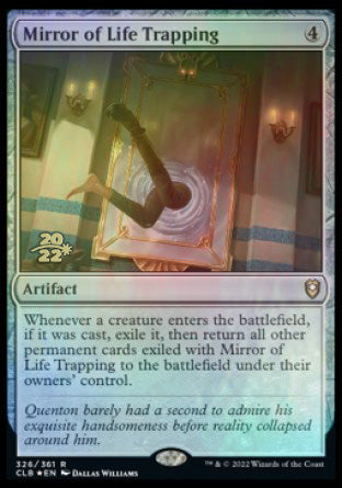 Mirror of Life Trapping [Commander Legends: Battle for Baldur's Gate Prerelease Promos] | Jomio and Rueliete's Cards and Comics
