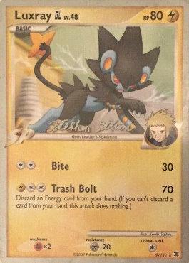 Luxray GL LV.48 (9/111) (Luxdrill - Stephen Silvestro) [World Championships 2009] | Jomio and Rueliete's Cards and Comics