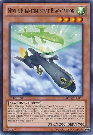 Mecha Phantom Beast Blackfalcon [BPW2-EN061] Common | Jomio and Rueliete's Cards and Comics