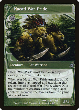 Nacatl War-Pride [Future Sight] | Jomio and Rueliete's Cards and Comics
