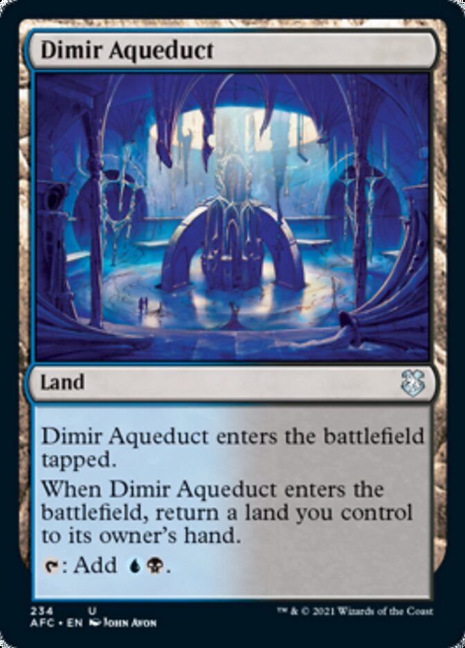 Dimir Aqueduct [Dungeons & Dragons: Adventures in the Forgotten Realms Commander] | Jomio and Rueliete's Cards and Comics