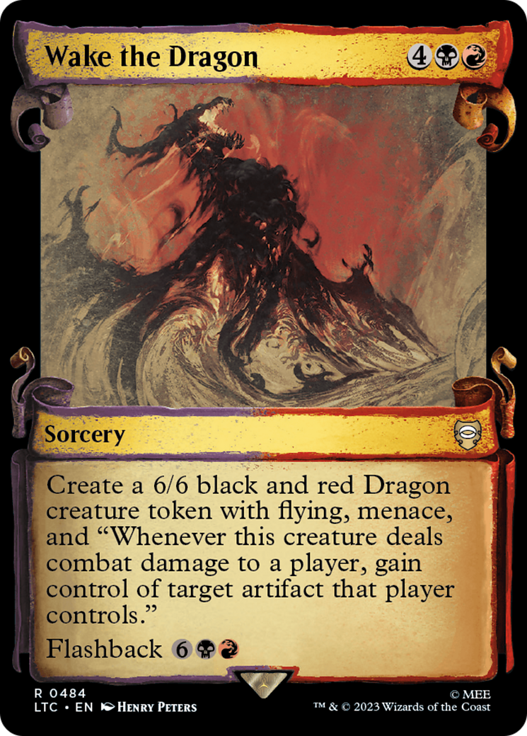 Wake the Dragon [The Lord of the Rings: Tales of Middle-Earth Commander Showcase Scrolls] | Jomio and Rueliete's Cards and Comics