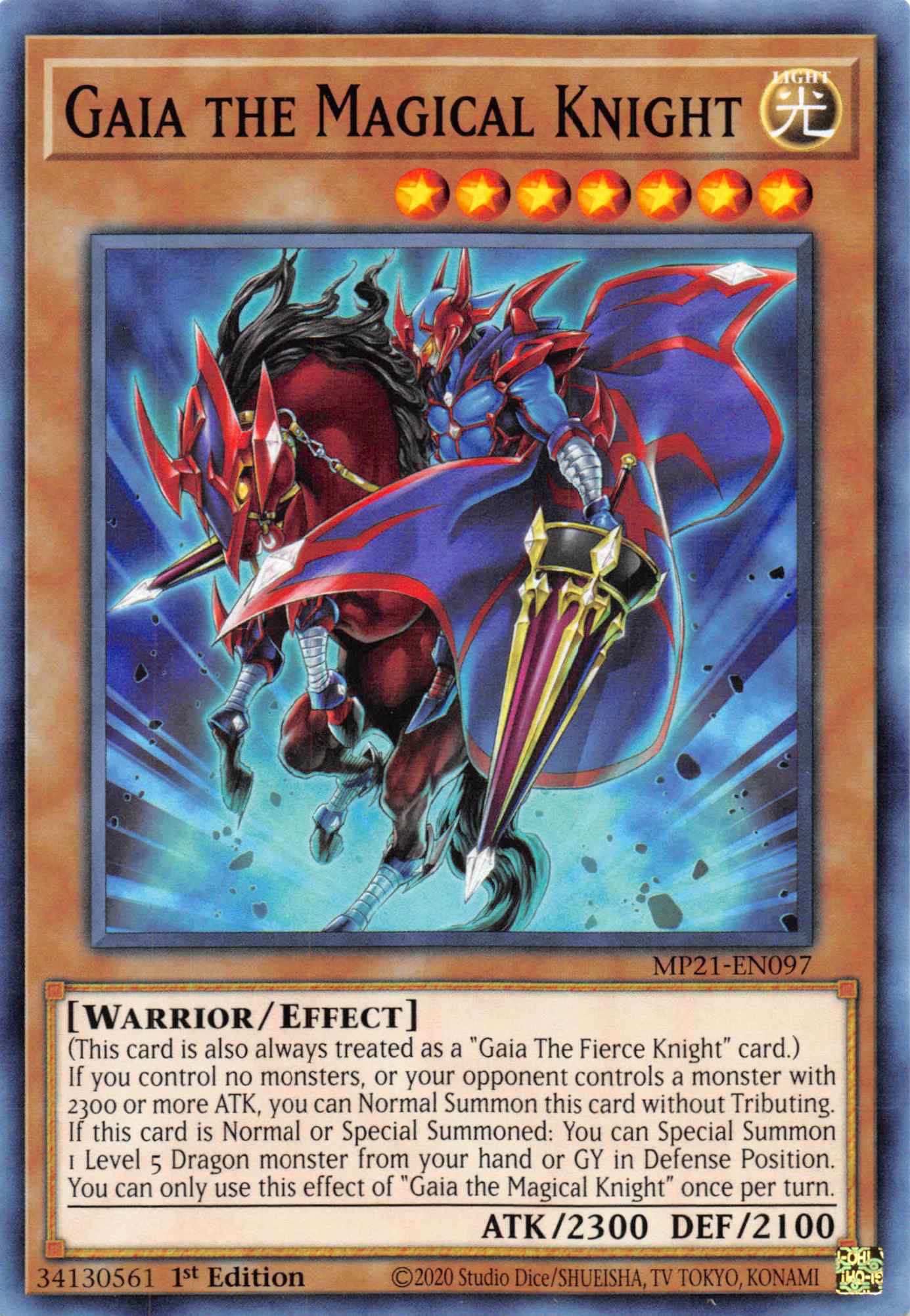 Gaia the Magical Knight [MP21-EN097] Common | Jomio and Rueliete's Cards and Comics