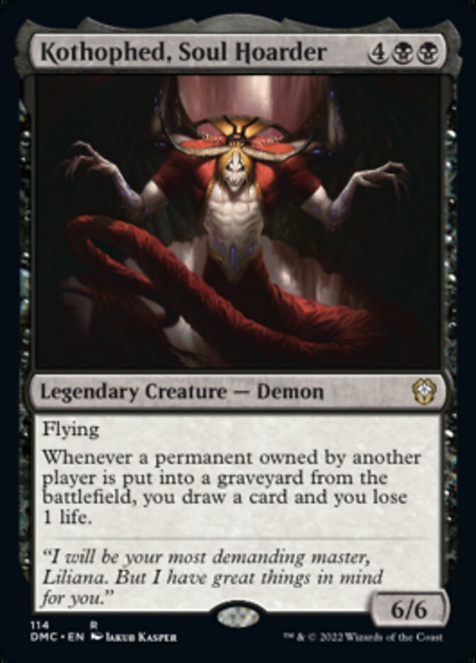 Kothophed, Soul Hoarder [Dominaria United Commander] | Jomio and Rueliete's Cards and Comics