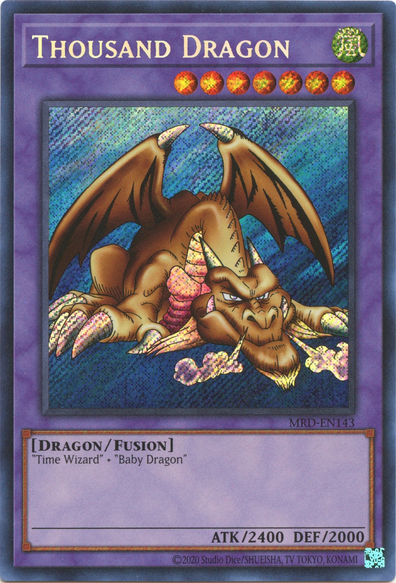 Thousand Dragon (25th Anniversary) [MRD-EN143] Secret Rare | Jomio and Rueliete's Cards and Comics