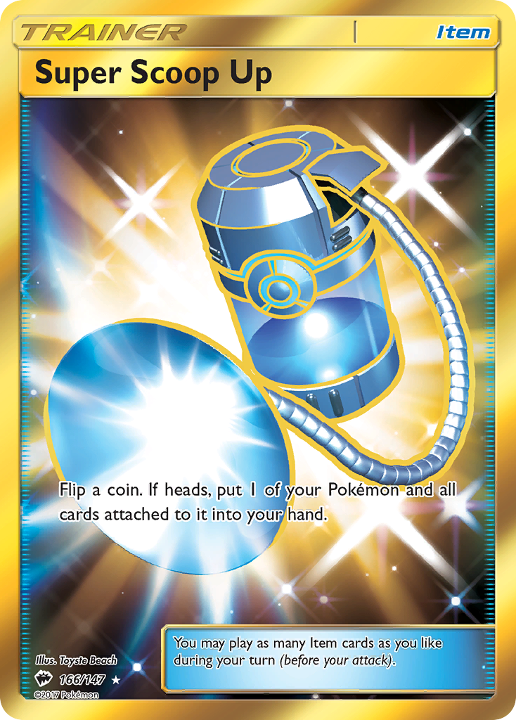 Super Scoop Up (166/147) [Sun & Moon: Burning Shadows] | Jomio and Rueliete's Cards and Comics