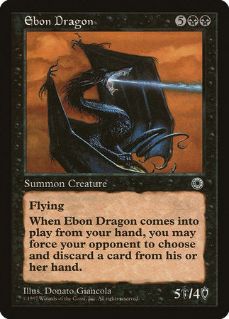 Ebon Dragon [Portal] | Jomio and Rueliete's Cards and Comics