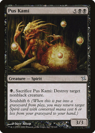 Pus Kami [Betrayers of Kamigawa] | Jomio and Rueliete's Cards and Comics