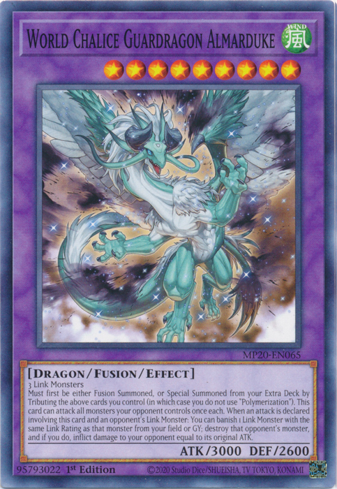 World Chalice Guardragon Almarduke [MP20-EN065] Common | Jomio and Rueliete's Cards and Comics