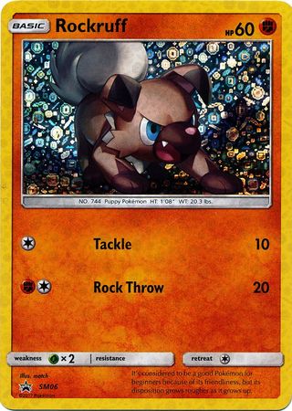Rockruff (SM06) (General Mills Promo) [Sun & Moon: Black Star Promos] | Jomio and Rueliete's Cards and Comics