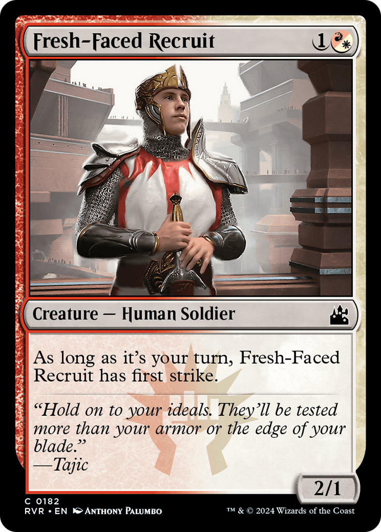 Fresh-Faced Recruit [Ravnica Remastered] | Jomio and Rueliete's Cards and Comics