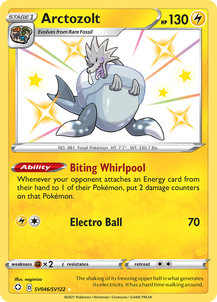 Arctozolt (SV046/SV122) [Sword & Shield: Shining Fates] | Jomio and Rueliete's Cards and Comics