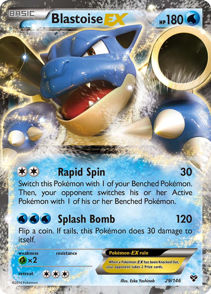 Blastoise EX (29/146) [XY: Base Set] | Jomio and Rueliete's Cards and Comics