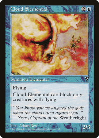 Cloud Elemental [Visions] | Jomio and Rueliete's Cards and Comics