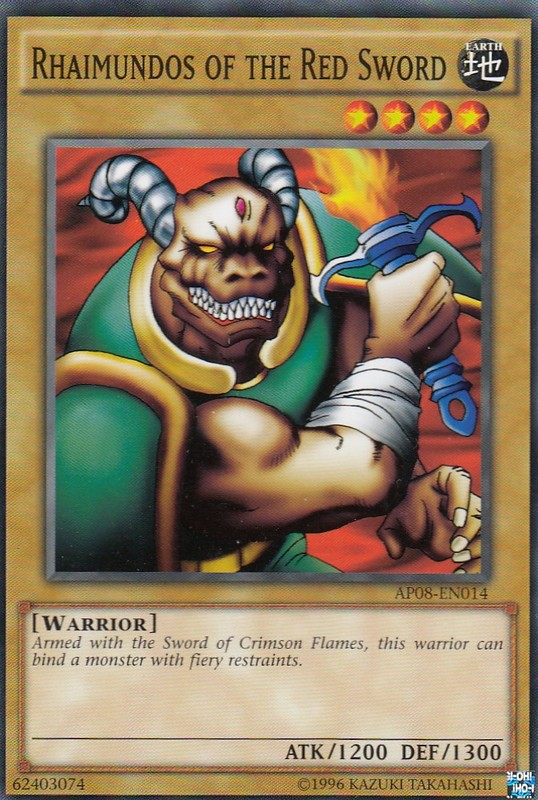 Rhaimundos of the Red Sword [AP08-EN014] Common | Jomio and Rueliete's Cards and Comics