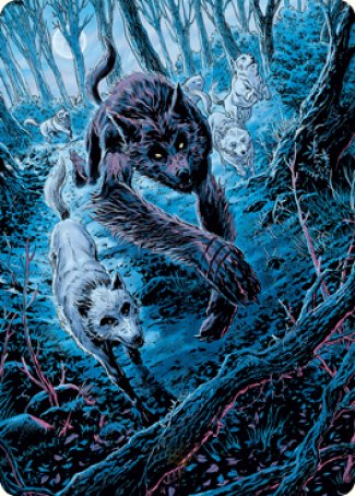 Untamed Pup Art Card [Innistrad: Midnight Hunt Art Series] | Jomio and Rueliete's Cards and Comics