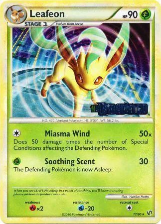 Leafeon (17/90) (Prerelease Promo) [Nintendo: Black Star Promos] | Jomio and Rueliete's Cards and Comics