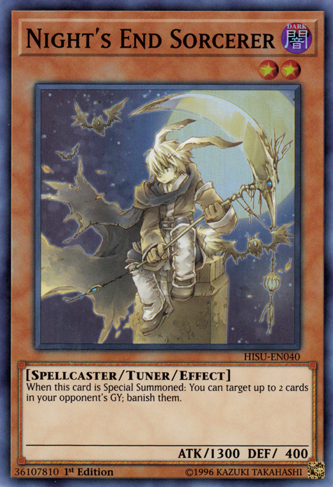 Night's End Sorcerer [HISU-EN040] Super Rare | Jomio and Rueliete's Cards and Comics