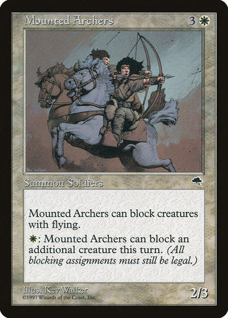 Mounted Archers [Tempest] | Jomio and Rueliete's Cards and Comics
