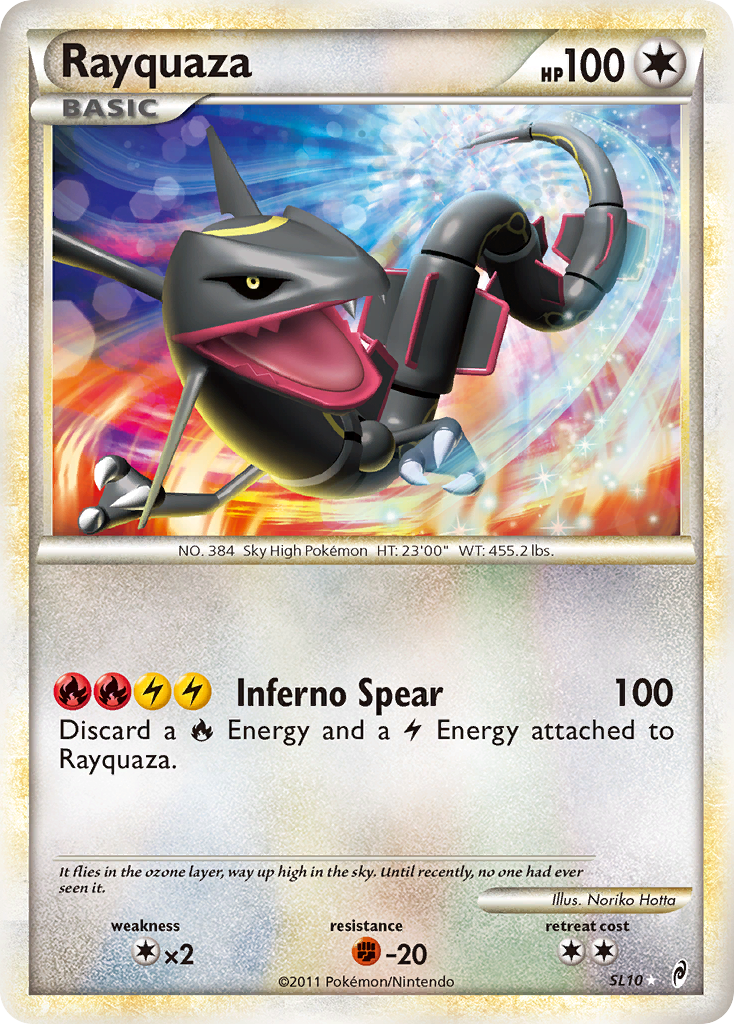 Rayquaza (SL10) [HeartGold & SoulSilver: Call of Legends] | Jomio and Rueliete's Cards and Comics