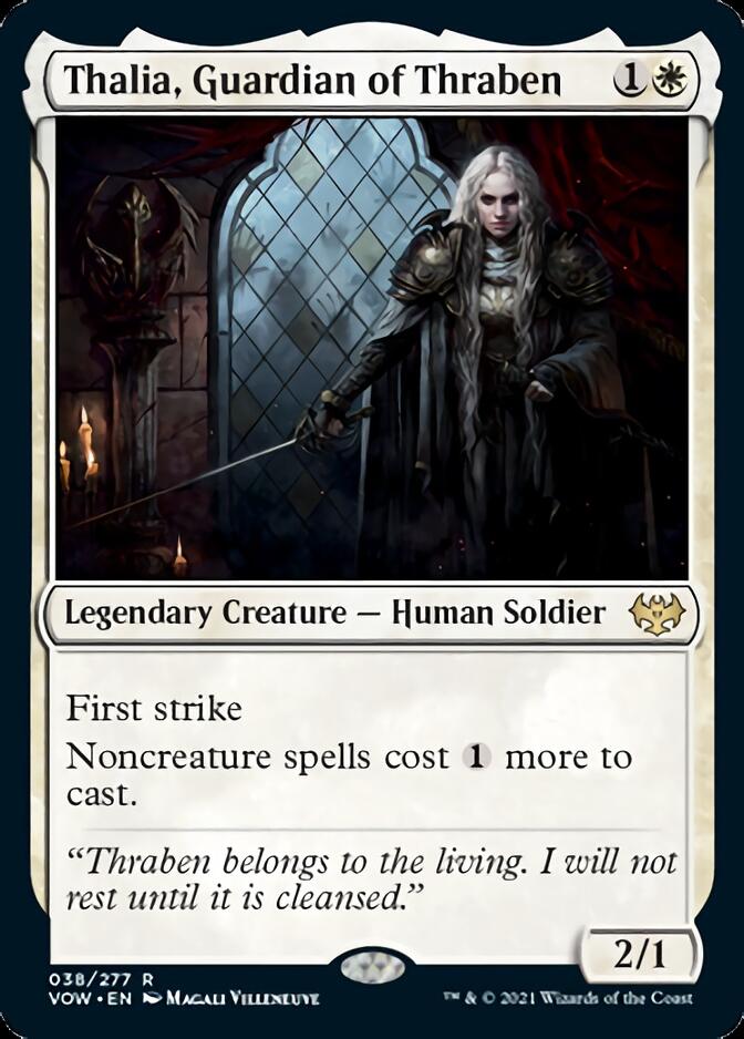 Thalia, Guardian of Thraben [Innistrad: Crimson Vow] | Jomio and Rueliete's Cards and Comics
