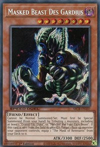Masked Beast Des Gardius (Secret) [SBCB-EN107] Secret Rare | Jomio and Rueliete's Cards and Comics