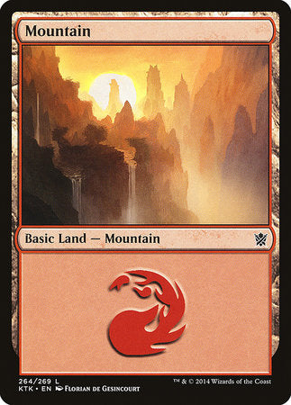 Mountain (264) [Khans of Tarkir] | Jomio and Rueliete's Cards and Comics