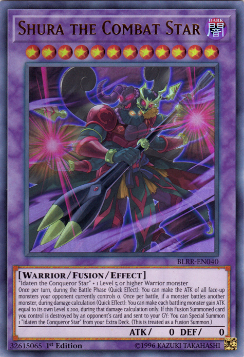 Shura the Combat Star [BLRR-EN040] Ultra Rare | Jomio and Rueliete's Cards and Comics