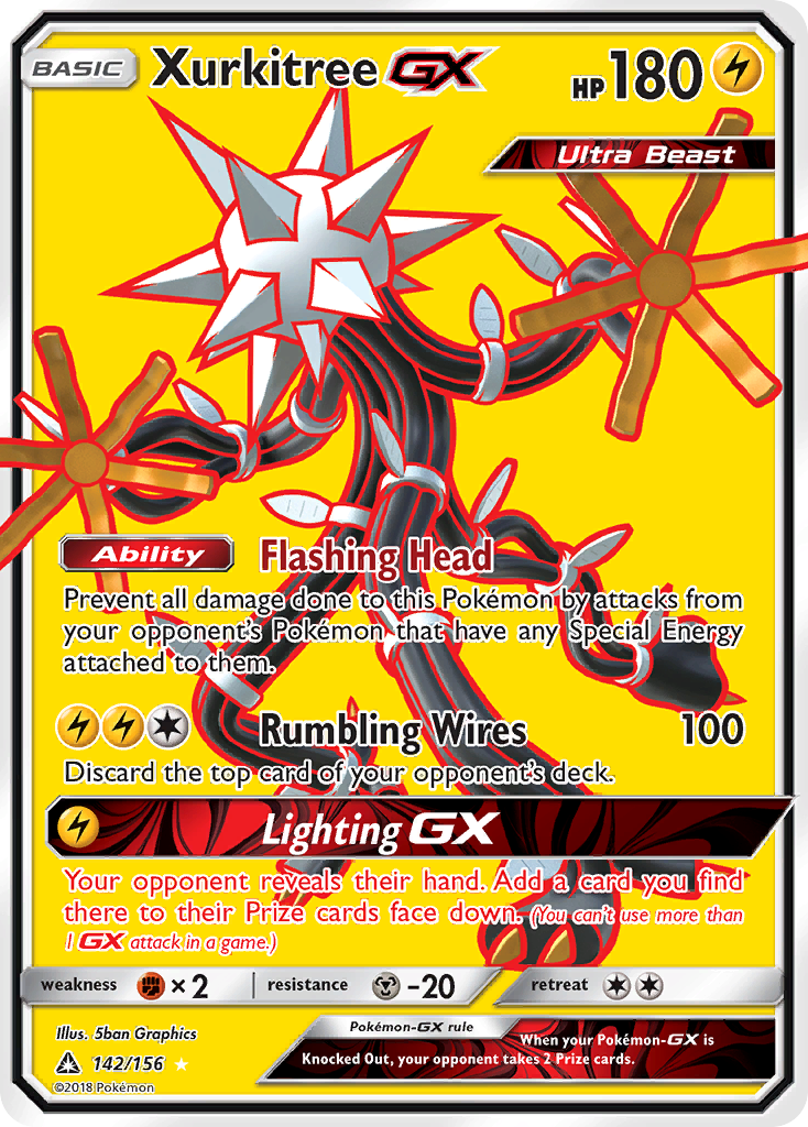Xurkitree GX (142/156) [Sun & Moon: Ultra Prism] | Jomio and Rueliete's Cards and Comics