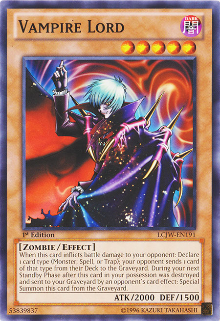 Vampire Lord [LCJW-EN191] Common | Jomio and Rueliete's Cards and Comics