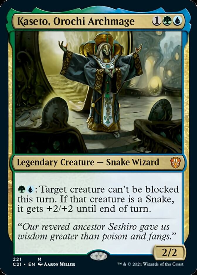 Kaseto, Orochi Archmage [Commander 2021] | Jomio and Rueliete's Cards and Comics