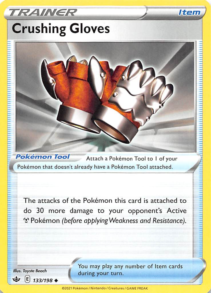 Crushing Gloves (133/198) [Sword & Shield: Chilling Reign] | Jomio and Rueliete's Cards and Comics