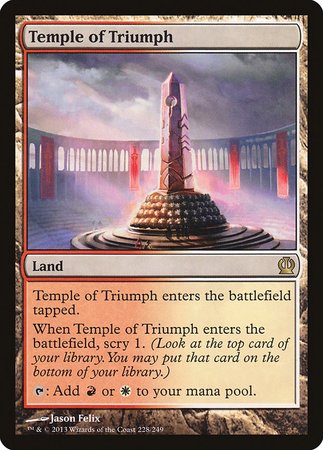 Temple of Triumph [Theros] | Jomio and Rueliete's Cards and Comics