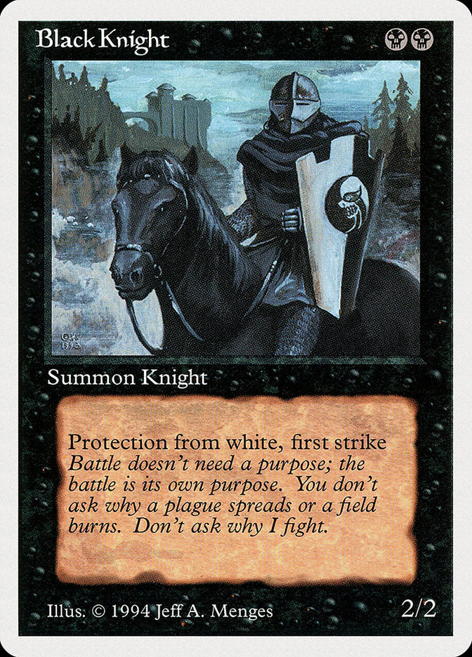 Black Knight [Summer Magic / Edgar] | Jomio and Rueliete's Cards and Comics