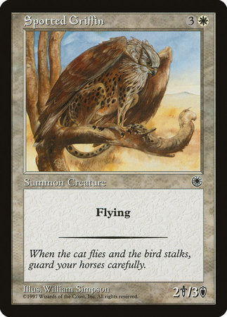 Spotted Griffin [Portal] | Jomio and Rueliete's Cards and Comics