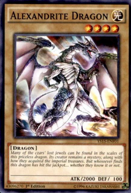 Alexandrite Dragon [YS15-ENF01] Common | Jomio and Rueliete's Cards and Comics