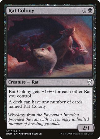 Rat Colony [Dominaria] | Jomio and Rueliete's Cards and Comics