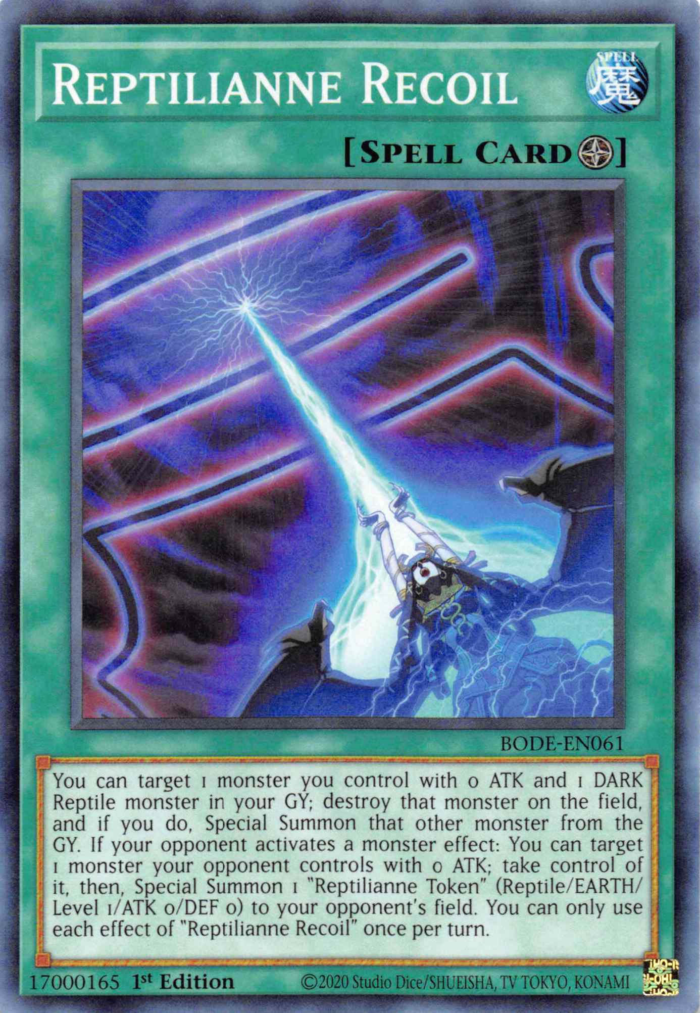 Reptilianne Recoil [BODE-EN061] Common | Jomio and Rueliete's Cards and Comics