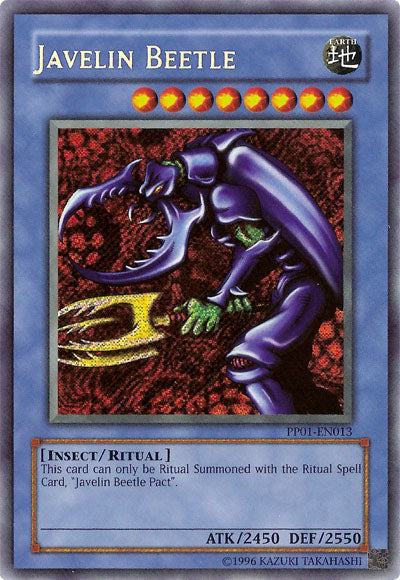 Javelin Beetle [PP01-EN013] Secret Rare | Jomio and Rueliete's Cards and Comics