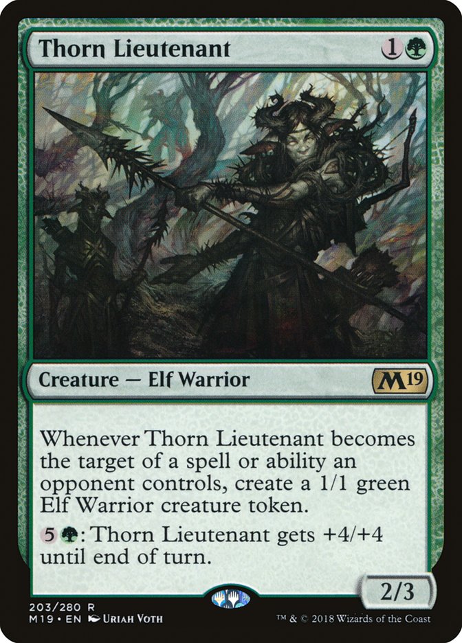 Thorn Lieutenant [Core Set 2019] | Jomio and Rueliete's Cards and Comics