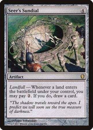 Seer's Sundial [Commander 2013] | Jomio and Rueliete's Cards and Comics