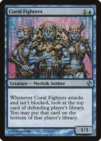 Coral Fighters [Duel Decks: Venser vs. Koth] | Jomio and Rueliete's Cards and Comics