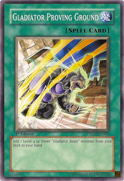 Gladiator Proving Ground [PTDN-EN061] Common | Jomio and Rueliete's Cards and Comics