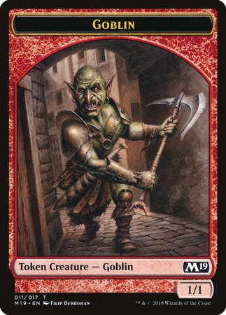 Goblin Token [Core Set 2019 Tokens] | Jomio and Rueliete's Cards and Comics