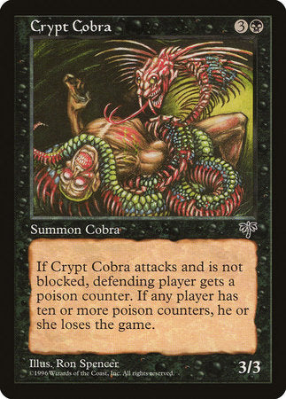 Crypt Cobra [Mirage] | Jomio and Rueliete's Cards and Comics
