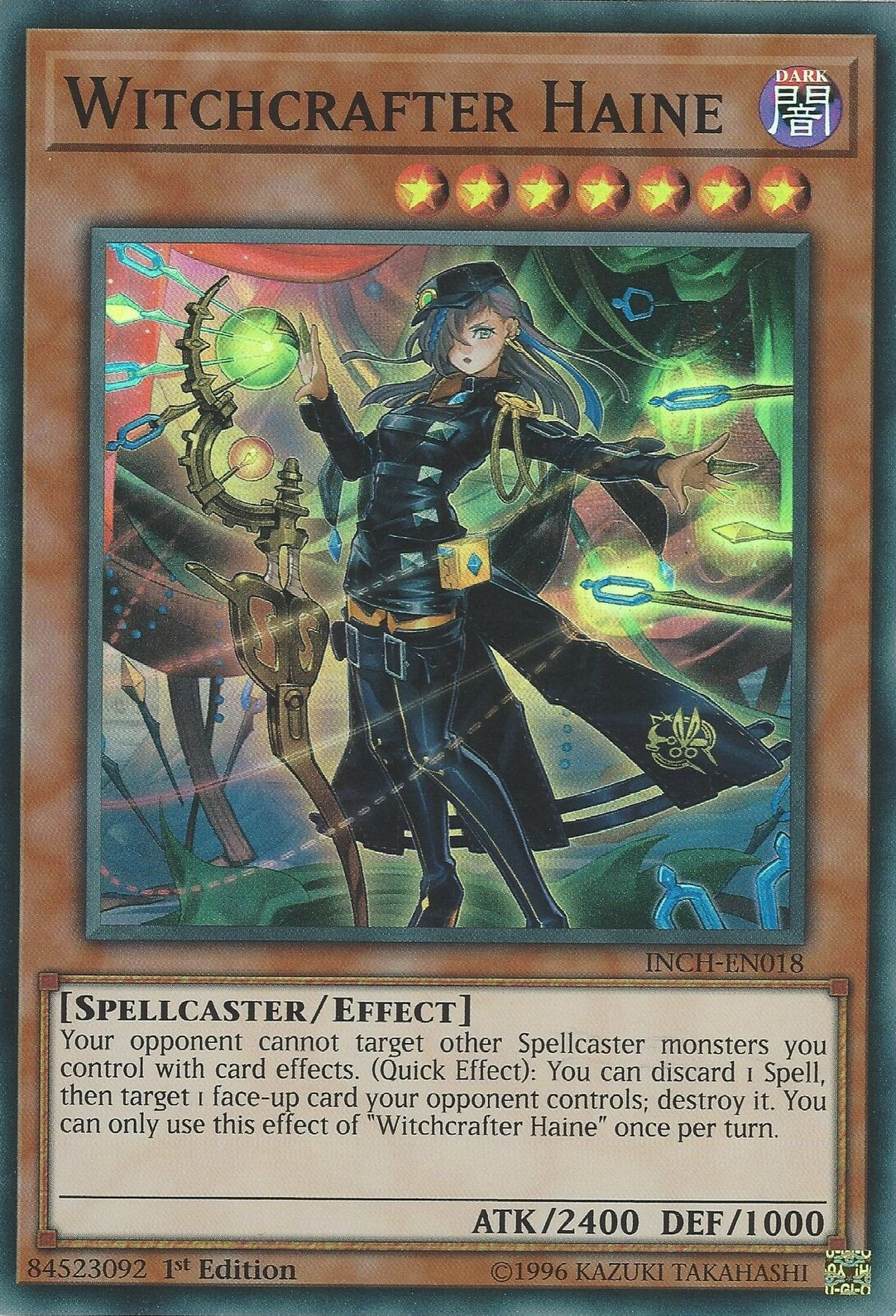 Witchcrafter Haine [INCH-EN018] Super Rare | Jomio and Rueliete's Cards and Comics