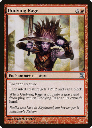 Undying Rage [Time Spiral] | Jomio and Rueliete's Cards and Comics